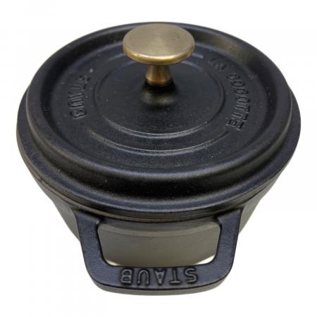 Staub (ストウブ) 両手鍋 16cm ブラック ピコ・ココット・ラウンド