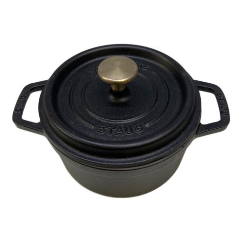 Staub (ストウブ) 両手鍋 16cm ブラック ピコ・ココット・ラウンド