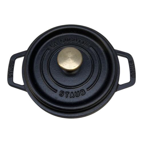 Staub (ストウブ) 両手鍋 16cm ブラック ピコ・ココット・ラウンド