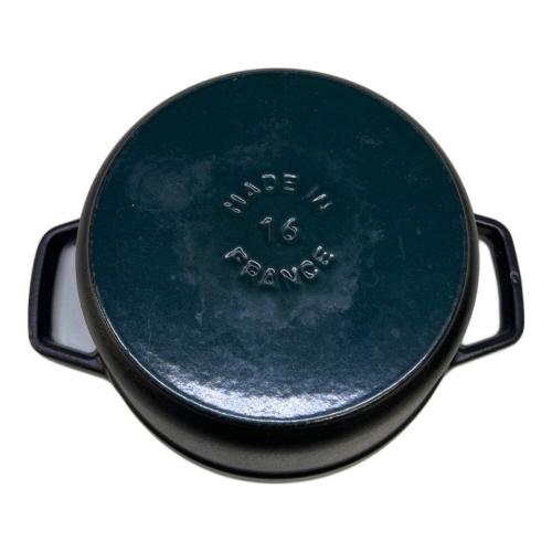 Staub (ストウブ) 両手鍋 16cm ブラック ピコ・ココット・ラウンド