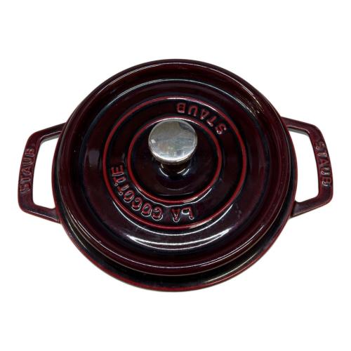 Staub (ストウブ) 両手鍋 20cm レッド