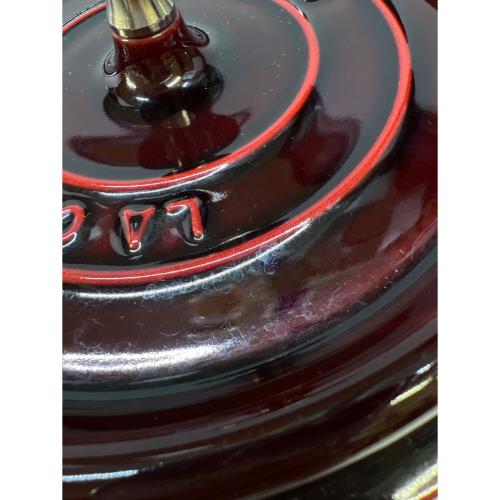 Staub (ストウブ) 両手鍋 20cm レッド