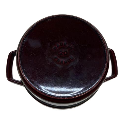 Staub (ストウブ) 両手鍋 20cm レッド