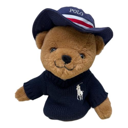 POLO RALPH LAUREN (ポロ・ラルフローレン) ヘッドカバー ニット ブラウン×ネイビー