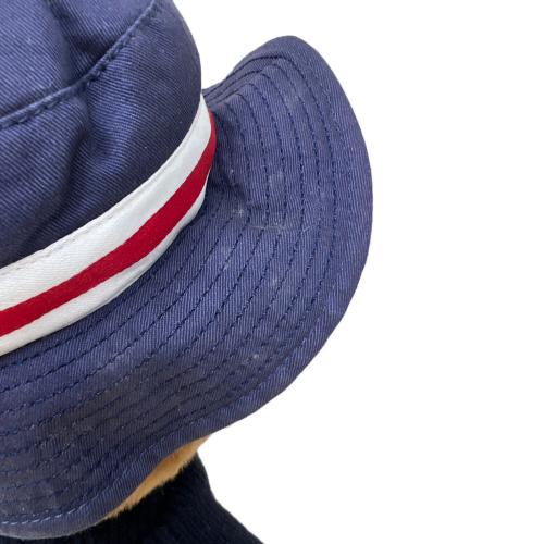 POLO RALPH LAUREN (ポロ・ラルフローレン) ヘッドカバー ニット ブラウン×ネイビー