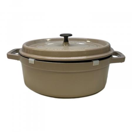 Staub (ストウブ) 両手鍋 SIZE 27cm ベージュ ピコ・ココット