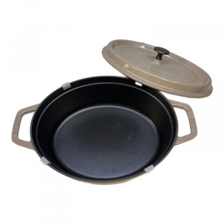 Staub (ストウブ) 両手鍋 SIZE 27cm ベージュ ピコ・ココット
