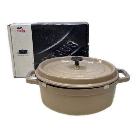 ストウブ　両手鍋 ベージュ 26cm ココット Staub (ストウブ) 両手鍋 SIZE 27cm ベージュ ピコ・ココット