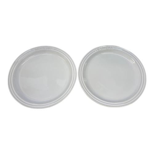 LE CREUSET (ルクルーゼ) プレート ホワイト Round Plate LC 27cm