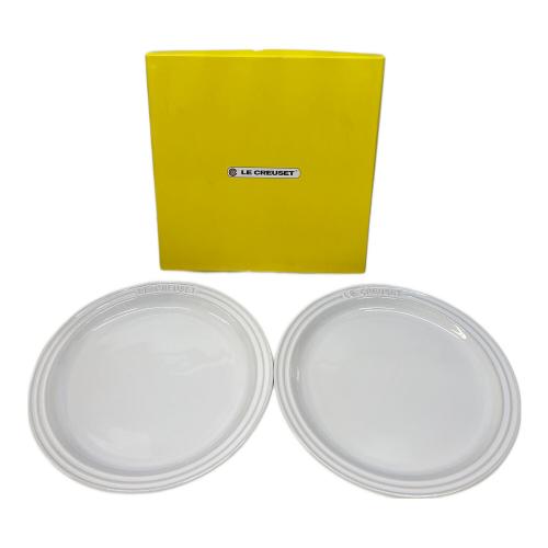 LE CREUSET (ルクルーゼ) プレート ホワイト Round Plate LC 27cm