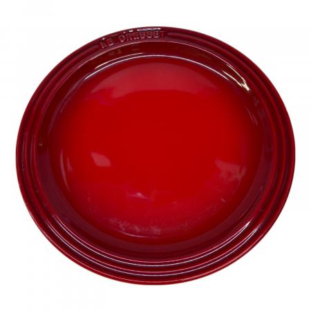 LE CREUSET (ルクルーゼ) プレート レッド Round Plate LC 27cm