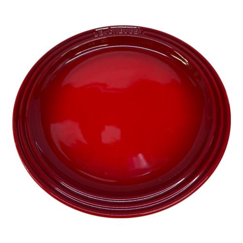 LE CREUSET (ルクルーゼ) プレート レッド Round Plate LC 27cm