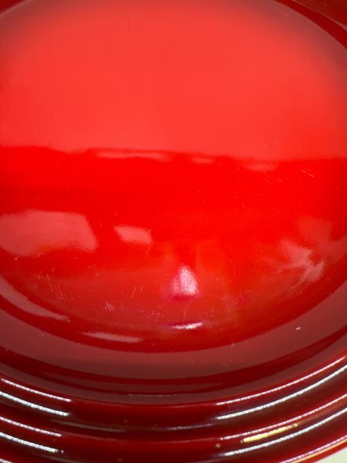LE CREUSET (ルクルーゼ) プレート レッド Round Plate LC 27cm