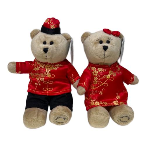 STARBUCKS COFFEE (スターバックスコーヒー) ぬいぐるみチャーム ベアリスタ インドネシア 2Pセット