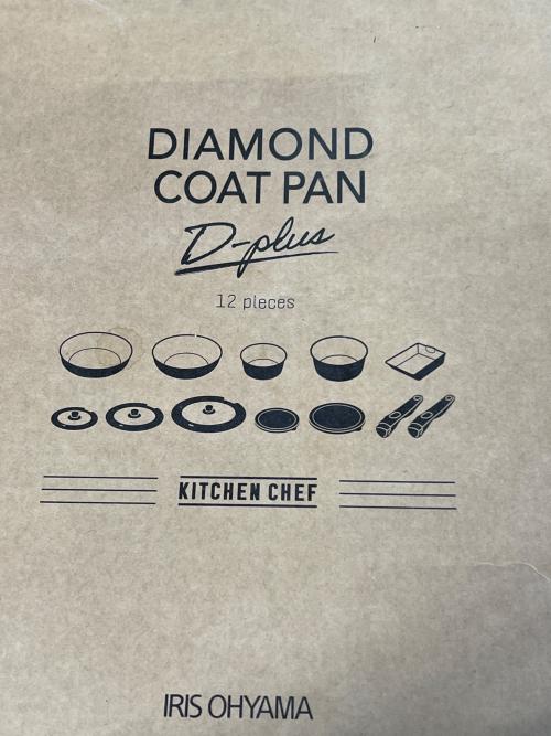 IRIS OHYAMA (アイリスオーヤマ) ダイヤモンドコートパン PDCI-S12S ※IH・ガス火用
