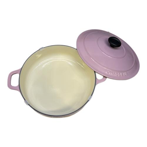 CHASSEUR (シャスール) 両手鍋 ピンク