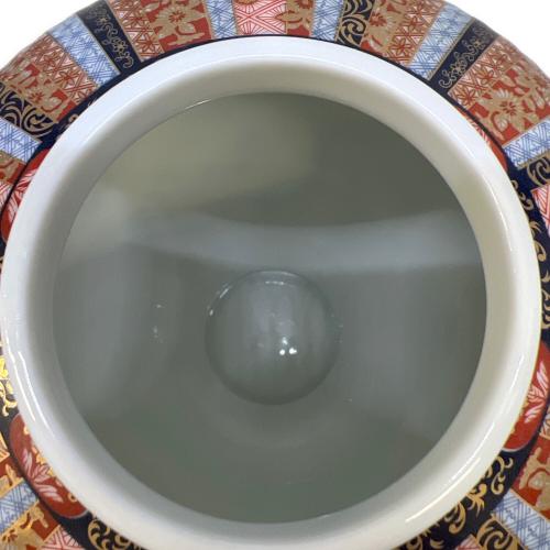 栗田美術館 色絵桜菊牡丹図蓋附大壷