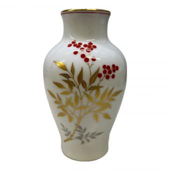 大倉陶園 (オオクラトウエン) 花瓶 南天