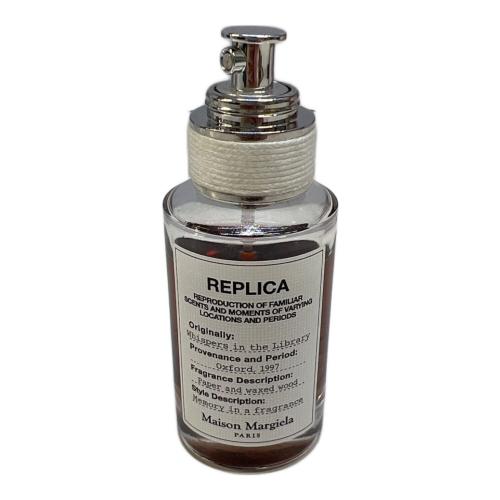 Maison Margiela (メゾンマルジェラ) オードトワレ 30ml 残量80%-99% レプリカ ウィスパー イン ザ ライブラリー
