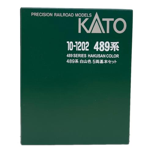 KATO (カトー) 489系 白山色 5両基本セット Nゲージ 10-1202 ※付属シール一部使用済み