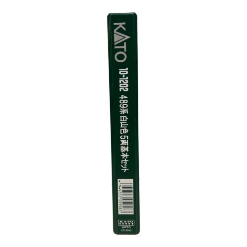 KATO (カトー) 489系 白山色 5両基本セット Nゲージ 10-1202 ※付属シール一部使用済み