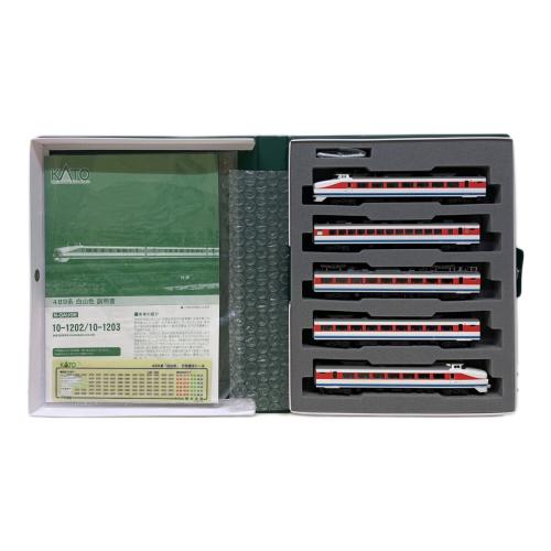 KATO (カトー) 489系 白山色 5両基本セット Nゲージ 10-1202 ※付属シール一部使用済み