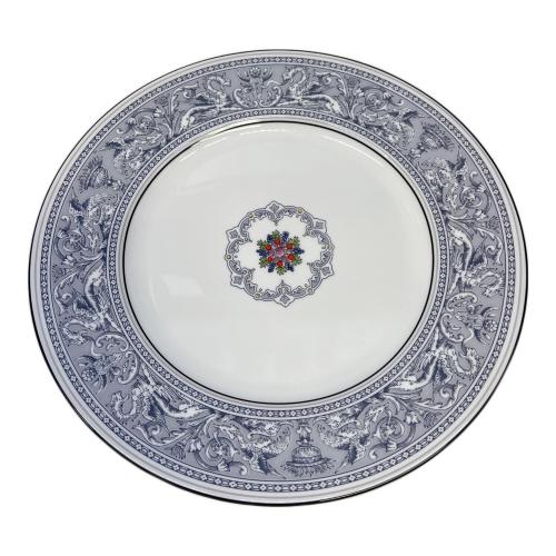Wedgwood (ウェッジウッド) プレート 27cm フロレンティーン・インディゴホワイト