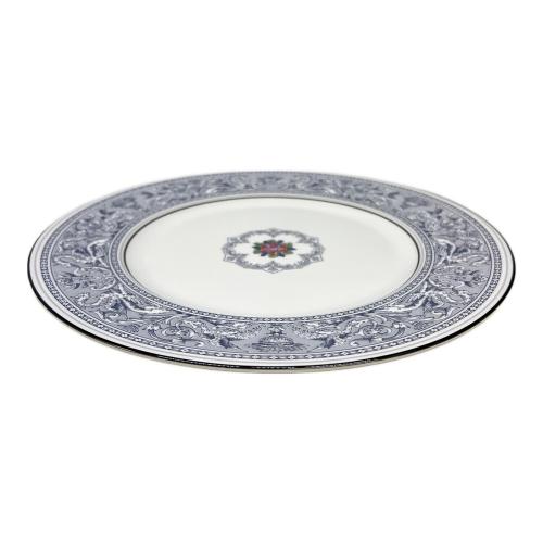 Wedgwood (ウェッジウッド) プレート 27cm フロレンティーン・インディゴホワイト