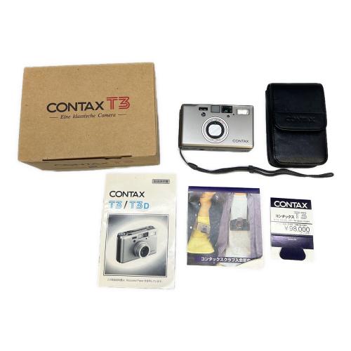 CONTAX (コンタックス) フィルムカメラ T3 動作未確認