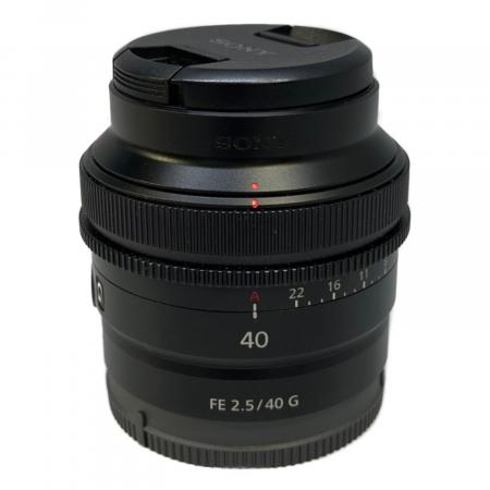 SONY (ソニー) 単焦点レンズ SEL40F25G E-mount｜トレファクONLINE