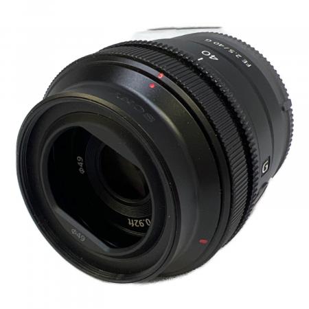 SONY (ソニー) 単焦点レンズ SEL40F25G E-mount|トレファクONLINE SONY (ソニー) 単焦点レンズ SEL40F25G E-mount|トレファクONLINE