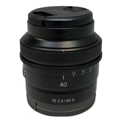 SONY (ソニー) 単焦点レンズ SEL40F25G E-mount