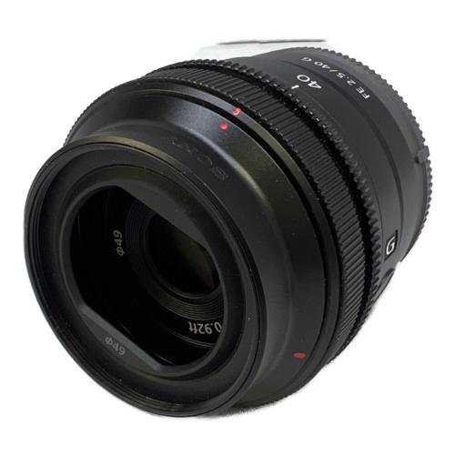SONY (ソニー) 単焦点レンズ SEL40F25G E-mount