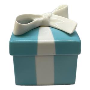 TIFFANY & Co. (ティファニー) 陶器 小物入れ リボン　プレゼントボックス