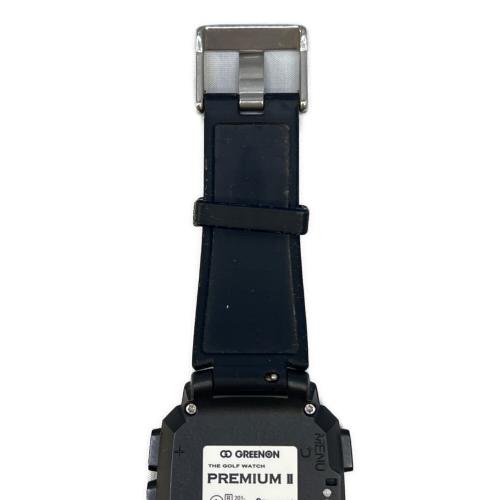 GREENON (グリーンオン) ゴルフGPSナビ THE GOLF WATCH PREMIUM II ブラック