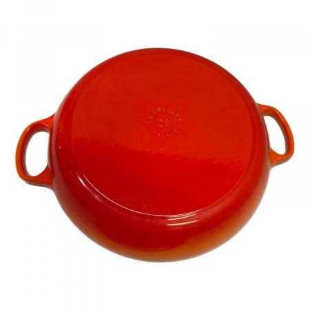 【USED】 Le Creuset ビュッフェ・キャセロール 両手鍋 26cm LE CREUSET (ルクルーゼ) 両手鍋 SIZE 26cm ビュッフェ・キャセロール