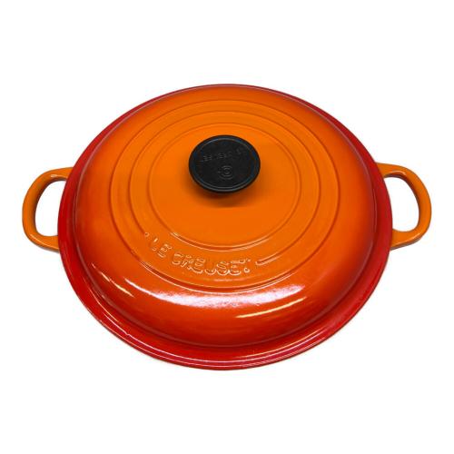 LE CREUSET (ルクルーゼ) 両手鍋 SIZE 26cm ビュッフェ・キャセロール