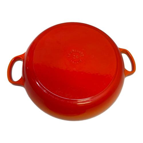 LE CREUSET (ルクルーゼ) 両手鍋 SIZE 26cm ビュッフェ・キャセロール