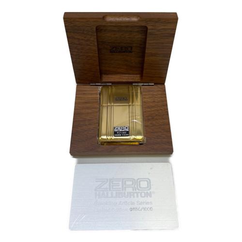 ZIPPO (ジッポ) オイルライター ZERO HALLIBURTON ゴールド