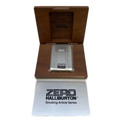 ZIPPO (ジッポ) オイルライター ZERO HALLIBURTON シルバー