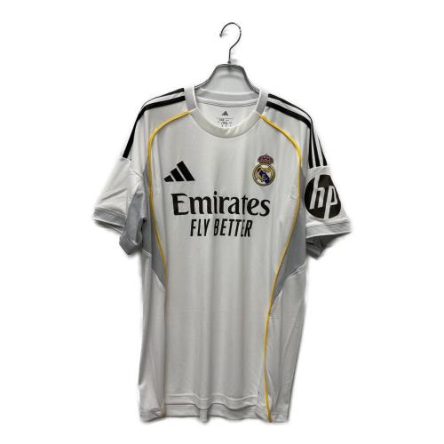 サッカーユニフォーム JJ1931 レアル・マドリード 25/26 ホーム メンズ SIZE 2XL ホワイト