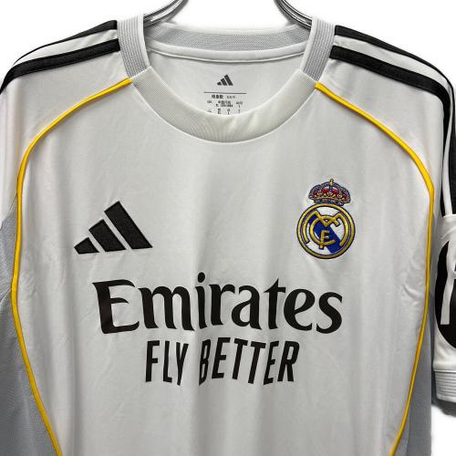 サッカーユニフォーム JJ1931 レアル・マドリード 25/26 ホーム メンズ SIZE 2XL ホワイト