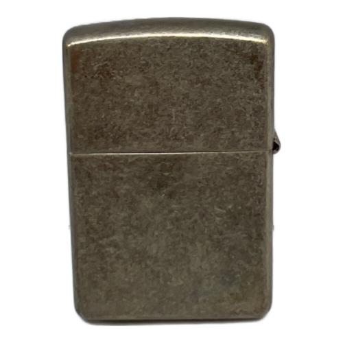 ZIPPO (ジッポ) オイルライター 2002年製 ハイビスカス ネイビー