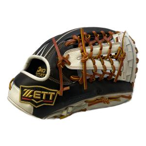 ZETT (ゼット) プロステイタスシリーズ 軟式野球グローブ ブラック×ホワイト