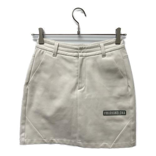 MARK&LONA (マークアンドロナ) ゴルフスカート レディース SIZE 36 アイボリー