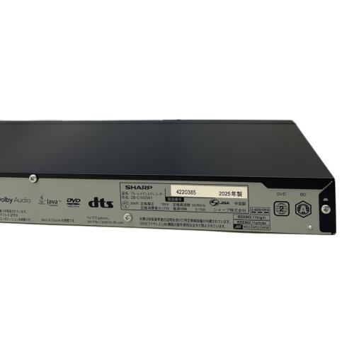 SHARP (シャープ) Blu-rayレコーダー 2B-C10GW1 2025年製