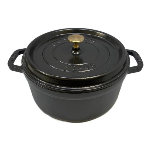 Staub (ストウブ) ピコ ココット・ラウンド SIZE 24cm ブラック