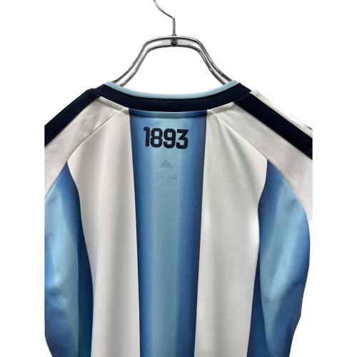 adidas (アディダス) サッカーユニフォーム JVE31 アルゼンチン代表 ホーム メンズ SIZE 2XL スカイブルー×ホワイト