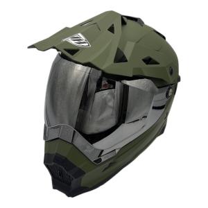THH (ティーエイチエイチ) オフロードフルフェイスヘルメット グリーン SIZE XL PSCマーク(バイク用ヘルメット)有