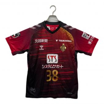hummel (ヒュンメル) サッカーユニフォーム 勝ちユニ メンズ SIZE L レッド×ブラック